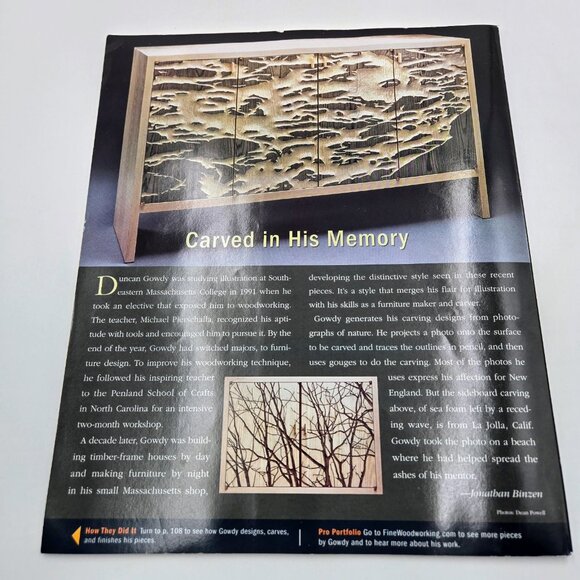 Tauton’s Fine Woodworking Magazine Lot February April June August October Decemb - Picture 7 of 14